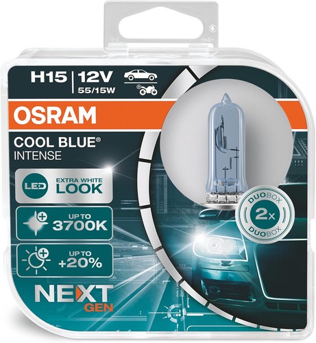 Osram cool blue - intense, h15